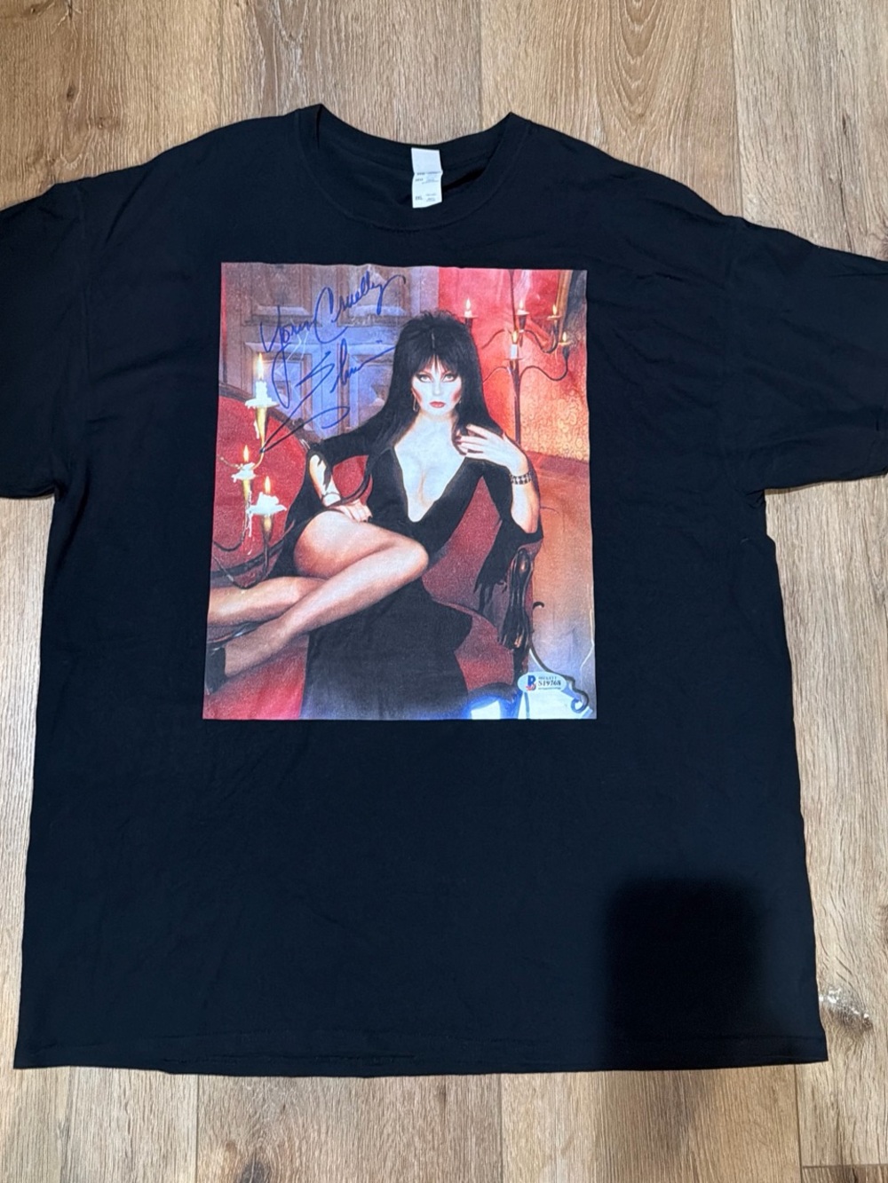 Fruit of the Loom Black Graphic Tee with Colorful Retro Artwork